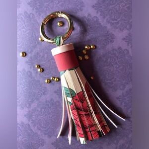 Handmade Spring Time Tassel Key Holder